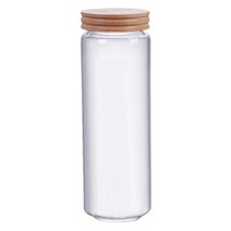 THE VEDO SHOP 투명 유리 보관 항아리 카운터 비스킷 쿠키 견과류 커피 콩 용 장식 밀봉 테라리움 용기 디스펜서, 분명한
