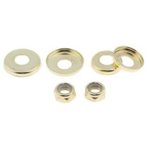 스케이트 보드 용 4Pcs 스케이트 보드 부싱 와셔 컵 교체-색상, 골드, 설명