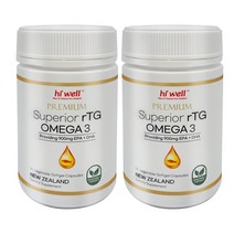 하이웰 프리미엄 슈페리어 알티지 rTG 오메가3 90베지캡슐 2개 뉴질랜드 (올리브비누+치약+필케이스포함), 90정