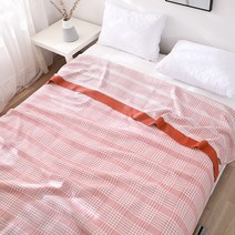 일본 격자 무늬 침대에 담요를 던져 거즈 수건 여름 쿨 퀼트 싱글 더블 호텔 홈 장식 침대보 소프트 소파