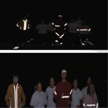 야간작업 배달원 유니폼 안전 반사테이프 안전가드 산행 술집