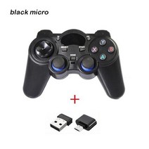 조이패드 24G 무선 게임 패드 조이스틱 컨트롤러 조이패드 PS3 PC 용 안드로이드 윈도우 라즈베리 파이 4 R, 02 Black micr