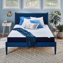 Sleep Innovations Shea 25.4cm(10인치) 메모리 폼 매트리스 퀼트 커버 포함 미국에서 제작 - 캘리포니아 킹 사이즈128063, 10 Inches, King