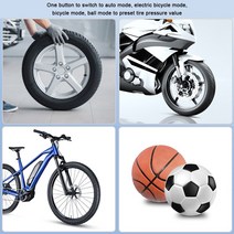 고압펌프 양수기펌프 농업용펌프 가정용가압펌프 3 1 공기 펌프 전기 자동 타이어 팽창기 보조베터리 LED, 02 Wired Type