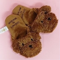 푸들모양 갈색 반려견 애착인형 2개 강아지스트레스