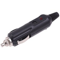 와이어 소켓 변환기없이 빛으로 12V24V 자동차 차량용 시가 시가잭 플러그, 한개옵션0