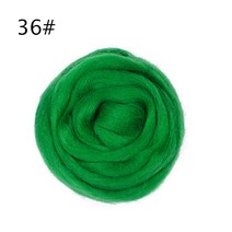 Jiwuo Wool Roving for Needle Felting 메리노 울 로빙 Premium Combed Top DIY 공예 핸드 스피닝 Felting 프로젝트에 적합, 20g, 36, 1개