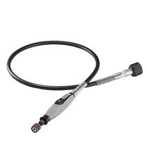 Dremel 225-01 컴포트 그립 플렉스 샤프트 로터리 툴 부착 91.44cm 케이블 인그레이버폴리셔미니 샌더 사용 메탈 인그레이빙우드 카빙주얼리 폴리싱 적합, Shaft attachment