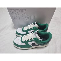 [정품 해외배송] 나이키 에어 포스 1 로우 빈티지 그린 블랙 스우시 바이유 커스텀