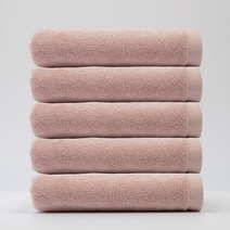 리빙유진 친환경 저자극 170g 모달수건, 인디핑크 5장, 1개