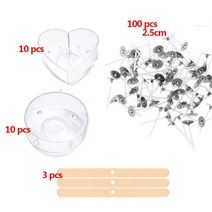양초 만들기 용품 키트 DIY 수제 향기로운 양초 만들기 도구 왁스 녹는 재료 키트 아로마 테라피 양초 항아리 금형, 8, 8