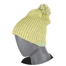 슈가포인트 비니 . 남성-여성-아동 공용 . 방울 탈거 후 사용도 가능 . 스노보드-스키-스트릿-캐쥬얼 . Hot Wing - Lime/Grey