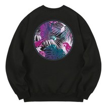 KAN6312 KMB0077 나전 기모 맨투맨 - 블랙