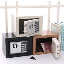 가정용 지폐투입금고 소형미니금고 디지털스마트금고 디지컬키패드 탁상형 벽고정가능, 일반형, 핑크