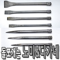 국산 7종 성창 노미 다가네 소중대 돌깨기 콘크리트 정 비석 얼음깨기, 노미 대