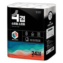 한예지 4겹 슈프림 소프트 22m 24롤 1개