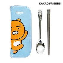 카카오프렌즈 스텐수저케이스세트-라이언, 단품, 단품