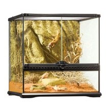 EXOTERRA 엑소테라 다트 프로그 테라리움 사육장 45x45x45, 파손시 보상