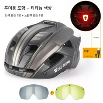고글 헬멧 미등 산악 도로 자전거헬멧 싸이클 로드 전기자전거 경량 성인용 승마, I