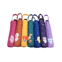 BT21 유니버스 초경량 캐릭터 3단 수동우산
