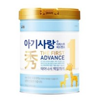 아기사랑수 더퍼스트 어드밴스 분유 1단계, 750g, 11캔
