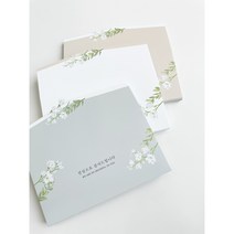 봉예쁜 벨라감사봉투 50매, 화이트