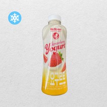 노브랜드 딸기담은 요구르트 750ml x 2개, 종이박스포장