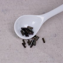 [펠트친구] 밤색 막대비즈/시드비즈/막대비즈/비즈공예재료