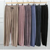 [1+1 당일발송 ] 보들보들 세상편한 벨벳 조거 밴딩 기모바지 77 88 빅사이즈