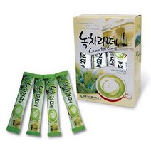 녹차라떼 16스틱 그린티 그린티라떼 녹차밀크티 라떼 녹차라떼개별포장 말차라떼 그린티파우더, 1