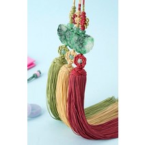 [나스첸카] 비취 나비 삼작 _ jade 비취 삼작 노리개 비취 노리개 한복 노리개