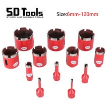 비트 홀쏘 이중 기리 트리머 6-120mm m14 대리석 오프너 소결 코어 다이아몬드 구멍 톱 화강암 벽돌 타일 세라믹 콘크리트 석재 링 비트, 30mm