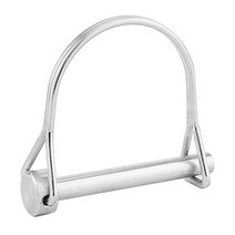 트레일러 견인볼 고리 견인 장치 캠핑카 트레일러 커플러 안전 핀 1/4 인치 6mm 직경 x 2 50mm D 링 라운드, 01 50mm