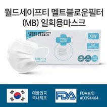 월드세이프티 여름덴탈마스크 멜트브라운필터사용 _ 20230225EA