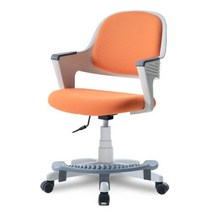 화이트 프레임 초등생 발받침형 학습용 공부의자 튼튼한 편안한 고등 학생, 그린