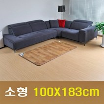 다온마루 완전방수 전기장판 초절전 전기매트 국산정품 분리난방 투난방 뜨끈뜨끈 원목 온돌 마루 쿠션 바닥재 층간소음 고급 모노륨 카페트 전자파안심 EMF인증 무전자열선 안전성인증 소형 중형 대형 특대형, 소형 100X183cm