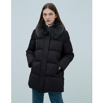 22FW 블랙 탈착퍼 구스다운 패딩점퍼 HSJU2D035BK