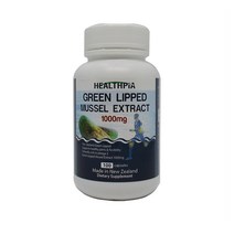 헬스피아 초록홍합 초록잎홍합 뉴질랜드 초록입홍합 1000mg 100정 Healthpia Green Lipped MUSSEL, 6개