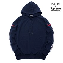 슈프림 오버핏 후드티 져지 후드티셔츠_투라인로고
