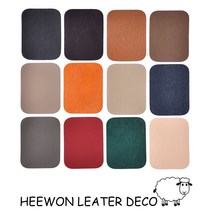 희원레더데코 차시트보수스티커S 오토바이시트 자전거안장 가죽커버리폼 천연소가죽, 카멜