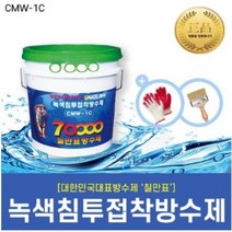칠만표방수제 침투접착방수제 CMW-1C 10L / 회색 녹색, 2개