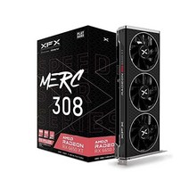 XFX Speedster MERC308 Radeon RX 6650XT 블랙 게임용 그래픽 카드 8GB GDDR6 HDMI 3xDP AMD RDNA™ 2(RX-665X8TBDY) -10311