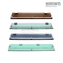 브라더바스 욕실일자선반 화장실선반 강화유리 sus304, 선택1_투명