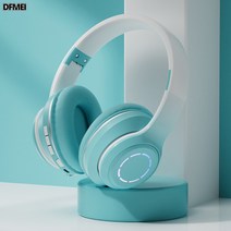 무선 블루투스 헤드폰 5.2 무선 헤드셋 노이즈캔슬링 게이밍 헤드셋, 그린