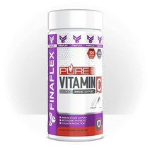 FINAFLEX 순수 비타민 C 파우더 1000mg 100캡슐, 무향
