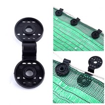 파라필름 1 100pcs 태양 음영 그물 클립 정원 온실 그늘 천 수정 클램프 홈, 차광망 클립, 1 조각