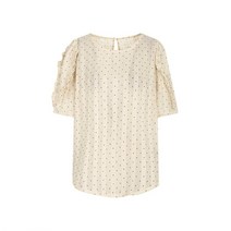 [백화점매장 정품출고] JJ지고트 프릴 소매 도트 블라우스(GK8R0BL33)