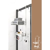 스탠드 행주 타올 수건걸이 세트 욕실 주방 골드 블랙 화장실 렉 철제 수납함 무타공, D