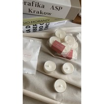 메이무드 티라이트캔들 [인테리어 오브제] 천연 소이왁스, 낱개포장, 와일드블루벨