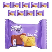 밀카 초코 무 비스킷, 40g, 9개